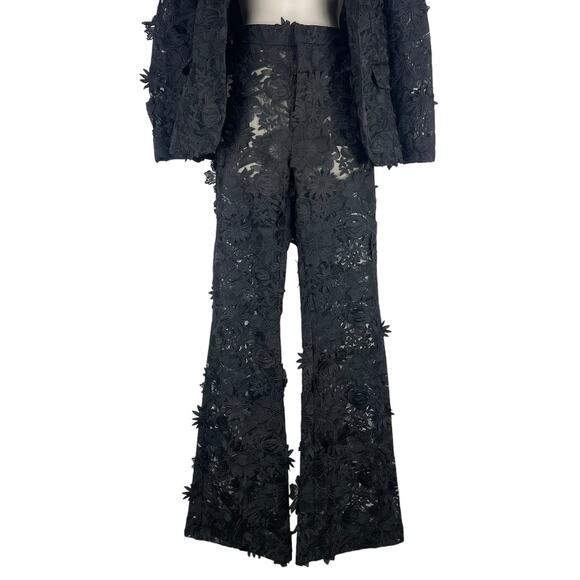 Fashion Nova Luxe Denise Embroider Blazer Pants 2 Pieces Suit Set Size S/M - Picture 7 of 12